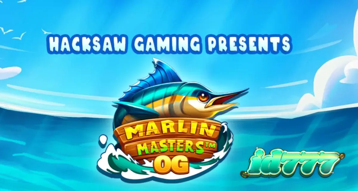 Tampilan visual permainan slot Marlin Masters OG dengan tema memancing di laut lepas.